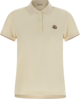 Moncler poloshirt met logopatch