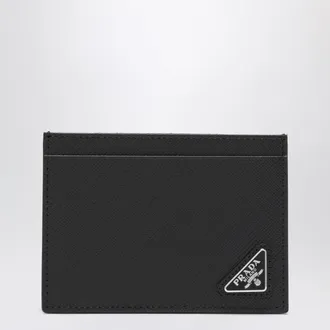Prada Black Saffiano cardholder