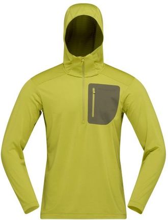 Norr&oslash;na Falketind Warm1 Hood Fleecepullover f&uuml;r Herren | gelb