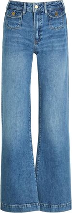 Paige Leenah Relaxed Bootcut Jeans - Indigo - 27 (W27 / UK8-10 / S)