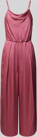 Jake*s Jumpsuit mit Spaghettitr&auml;gern in Altrosa Melange, Gr&ouml;&szlig;e 42