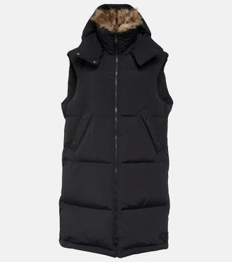 Yves Salomon Shearling-trimmed down vest