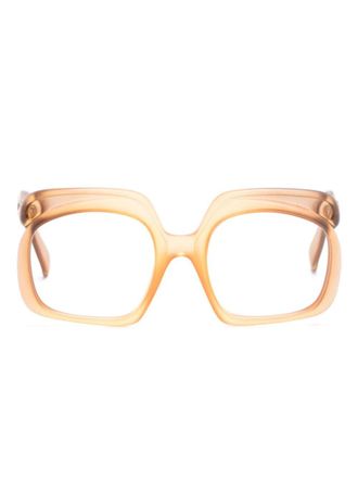 Dior Occhiali a farfalla anni 70 - Arancione