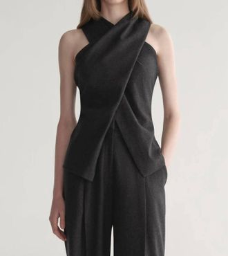 A.L.C. Tess Top In Charcoal