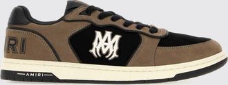 Amiri Newport Leather and Suede Sneakers with Contrast Logo