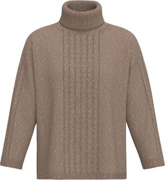 Emme Di Marella Maglione Dolcevita Camera - - Knitwear - Donna - Marrone - S