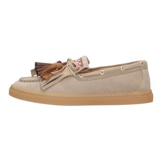 Stefano Lauran Schoenen, Dames, Beige, 40 EU, Leer, St 2582 Loafer