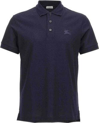 Burberry Logo Embroidery Polo Shirt