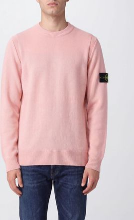 Stone Island Virgin Wool Crewneck Jumper with Compass Logo Patch