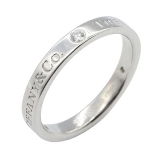 Tiffany & Co. Silver Clear Platinum 950 Band Ring (Pre-Owned)