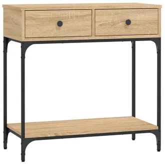 vidaXL Vidaxl - Mesa Consola Madera De Ingenier&iacute;a Roble Sonoma 75x34,5x75 Cm
