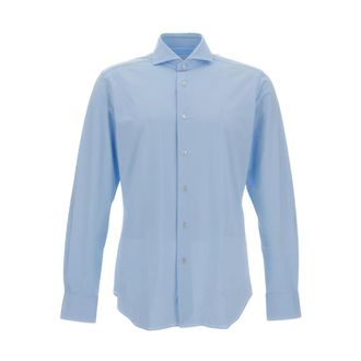 Xacus Formal Shirts, male, Blue, Size: 3XL Collo Francesce