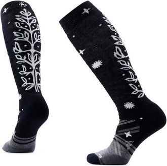Smartwool Ski Full Cushion Ice Blossom OTC Socks Skisocken f&uuml;r Damen | schwarz