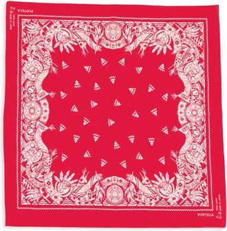 Fortela Apach Bandana - unisex - Sjaals - Rood - ONE Size - Katoen - Accessoires