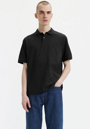 Levi's Poloshirt LEVIS, Herren, Gr. XXL, schwarz (caviar), Piqu&eacute;, Obermaterial: 100% Baumwolle, unifarben, regular fit h&uuml;ftbedeckend, Rundhals, Shirts Polosh