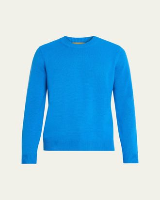 Guest In Residence Mens Cashmere Crewneck Sweater