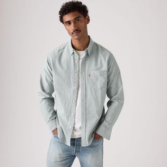 Levi's Classic Pocket Standard Fit Shirt - Mens - XL - Green