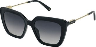 Nina Ricci SNR379 0700 Womens Sunglasses Black Size 54
