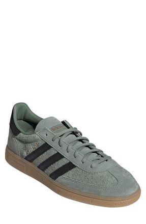 adidas Gender Inclusive Handball Spezial Sneaker in Silver Green/Core Black/Gum4 at Nordstrom, Size 10.5 Womens