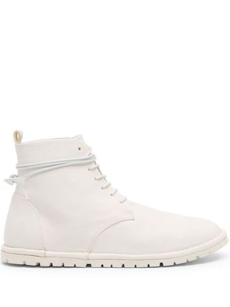 Marsèll Sancrispa lace-up leather boots - White