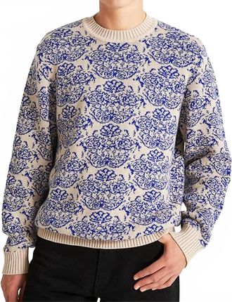 Saturdays Surf NYC Greg Tapestry Sweater In Limoges