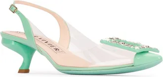Roger Vivier 1j67 Leather - Sole: Calf Sandali / Sandal