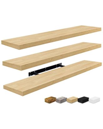 Sorbus Set Of 3 Large Floating Shelves