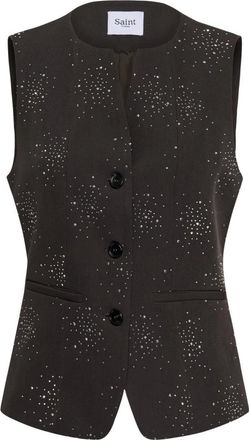 Saint Tropez Gilet - - Jackets - Donna - Nero - XL