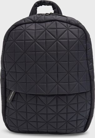VeeCollective Water-Resistant Quilted Nylon Backpack