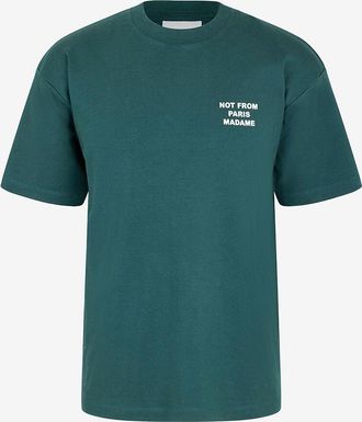 Drôle de Monsieur Kurzarm-T-Shirt aus Baumwolle Le T-Shirt Slogan