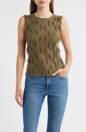 Rails Vidana Texture Sweater Vest in Olive at Nordstrom Rack, Size X-Small