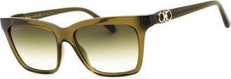 Ferragamo SF1027S 315 Green/Grey Gradient