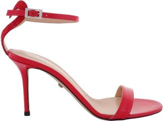 Mach & Mach Special Heart Leather Sandals, Brand Size 38 ( US Size 8 )