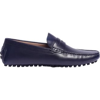 Carlos By Carlos Santana Ritchie Penny Loafer in Navy Blue at Nordstrom, Size 10.5