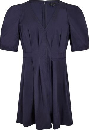 Ted Baker Womens v neck Md Ld99 in Navy - Size 14 UK