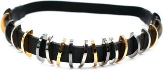 Fendi Metal Leather Headband
