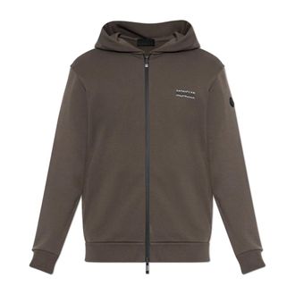Moncler Zip-throughs, male, Brown, Size: 2XL Hoodie