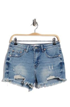 Madden Girl Festival Denim Shorts in Medium Wash at Nordstrom Rack, Size 13