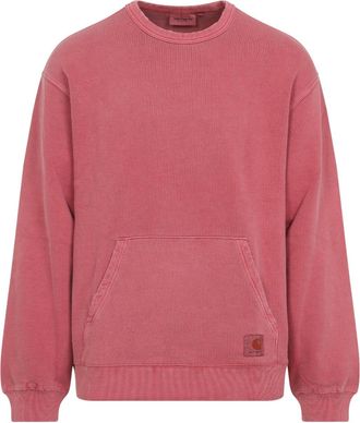Carhartt Work in Progress Red Torion Cotton Sweatshirt-Uomo