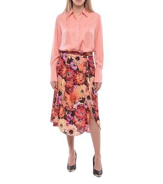 Stella McCartney Multicolor Floral Midi Skirt