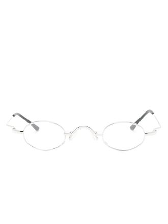 Gouverneur Audigier Zonnebril met rond montuur - Zilver