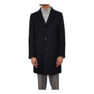 HUGO BOSS Heren, Mantels, Blauw, Maat: XL