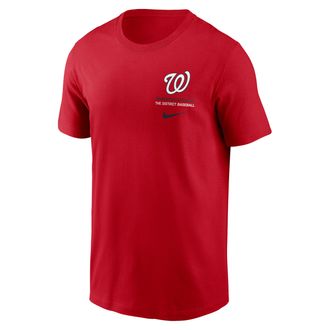 Nike Washington Nationals 2-Hit Nike Mens MLB T-Shirt in Red | N19962QWTL-1DJ