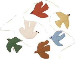 Ferm Living Garland Swif Bird - Multicoloured - Recycled polyester