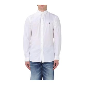 Polo Ralph Lauren Formal Shirts, male, White, Size: 2XL Classic White Cotton Shirt