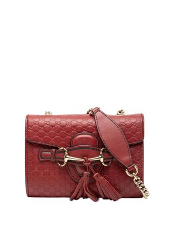 Gucci 2016-2025 Mini Microguccissima Emily crossbody bag - Red