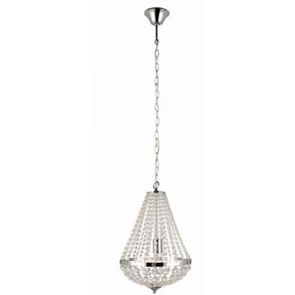 Markslöjd GRS104889 - Lampadario in cristallo a 1 luce Lampada da soffitto Cromo, E27 - Markslojd