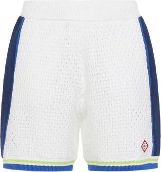 Casablanca Stripe-Trim Shorts - Heren - Korte sportbroeken - Veelkleurig - S - Katoen - Fitness