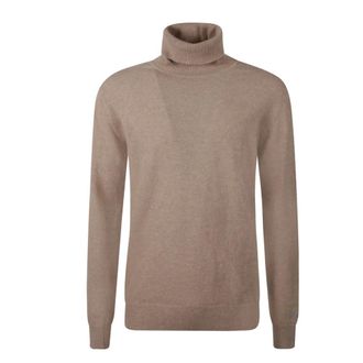 Woolrich Turtlenecks, male, Beige, Size: XL Lambswool Turtleneck