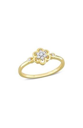 Delmar Floral Diamond Ring - 0.08ct. in Gold at Nordstrom Rack, Size 5